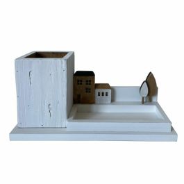 Cubilete Urban DKD Home Decor Blanco Marron 11 x 14 x 28 cm Precio: 8.65634. SKU: S3032100