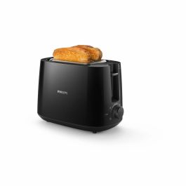 Philips HD2581/90 Tostadora Negra 2 Rebanadas 830W con 8 Ajustes de Tostado, Rejilla Calientabollos y Funciones Descongelar Precio: 30.89000046. SKU: S6503695