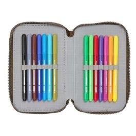 Plumier Triple Jurassic World 12,5 x 19,5 x 5,5 cm 37 Piezas