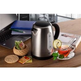 Ariete 2847 Hervidor de Acero Inoxidable 1.7L con Apagado Automático y Visor de Nivel de Agua