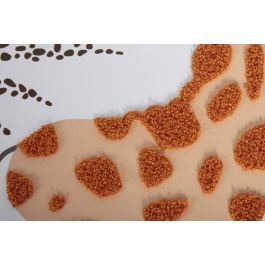 DKD Home Decor Cuadro Animal Selva Lienzo Poliester PS Verde Blanco Naranja 3 x 50 x 40 cm (3 Unidades)