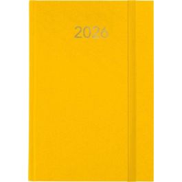 Agenda Anual (2026) Grafoplas Florencia Cosida Tapa Acolchada Con Goma A5 210X145 D/P Amarillo Precio: 8.49999953. SKU: B14HB3HZ39