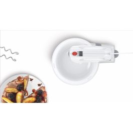 BOSCH MFQ2600G Batidora de Mano ErgoMixx 375 W con 4 Velocidades + Turbo Blanco/Gris