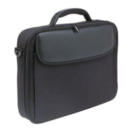 Port Designs S17 Maletín para Portátil 17 pulgadas Negro Lona Mate con Protección Reforzada, Correa de Transporte y Bolsillos