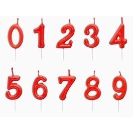 OH YEAH Vela Número 7 Rojo 5 cm Precio: 0.49999983. SKU: B1EQMHW525