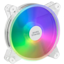 Mars Gaming Ventilador MFD 12cm RGB Chroma Silencioso con Iluminación Dual