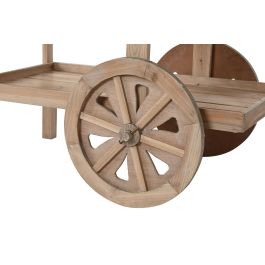 DKD Home Decor Expositor Shabby Natural de Abeto y MDF 53 x 167 x 108 cm Desmontable