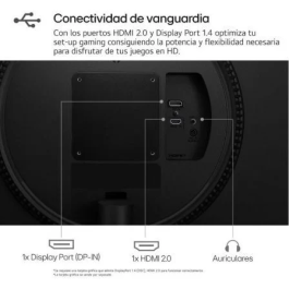 LG Ultragear 27GS60F-B 27 Pulgadas Full HD 1ms 180Hz AMD FreeSync NVIDIA G-SYNC Compatible