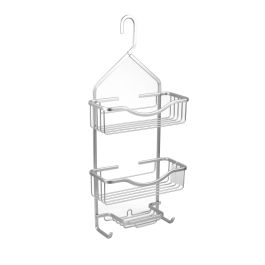 Colgador de baño 3 bandejas Alluma Confortime (4 Unidades) Colgador de baño 3 bandejas Alluma Confortime (4 Unidades)