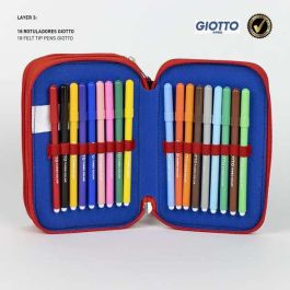 Plumier con accesorios giotto spiderman 12.5 x 6.5 x 19.5 cm Plumier con accesorios giotto spiderman 12.5 x 6.5 x 19.5 cm