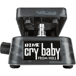 Dunlop Crybaby Wah Dimebag Signature- Black Camo con control Q y boost ajustable para guitarristas