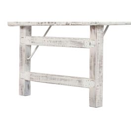 DKD Home Decor Mesa Centro Plegable Indio Blanco 2c24 147 x 73 x 47 cm