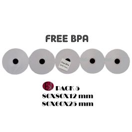 Ekrit Rollo Térmico Sin BPA 80x80x12 mm 65 grs - 5 Unidades Precio: 6.59000001. SKU: B1CGH82LPC