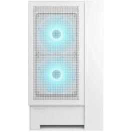 COUGAR OmnyX Midi Tower PC ATX ARGB Blanco - Caja de ordenador con ventana lateral para gaming y gestión de cables