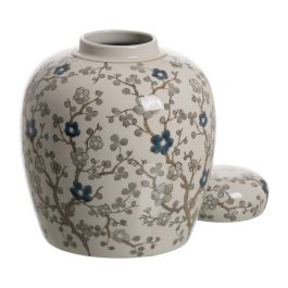 Tibor Blanco-Gris Porcelana Decoración 21 X 21 X 24 cm