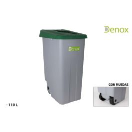 Denox Cubo Basura Reciclaje 110L Verde, 41x58x89 cm (2 Unidades) Precio: 94.50000054. SKU: B1GJQHMYNG