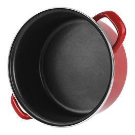 Fagor Tartera Optimax Roja Acero Esmaltado AISI 430 Ø24 cm Doble Capa Xylan Plus Antiadherente Apta Horno Todo Tipo Fuegos