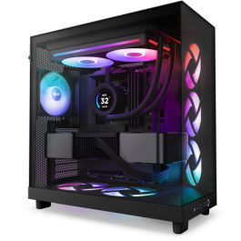 NZXT RF-U28HF-B1 Ventilador para Carcasa del Ordenador, 140mm, Negro, 500-2000 RPM, 3.2 mmH2O, LED Multi NZXT RF-U28HF-B1 Ventilador para Carcasa del Ordenador, 140mm, Negro, 500-2000 RPM, 3.2 mmH2O, LED Multi
