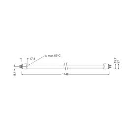 [LVE-4058075730533] Tubo LED T5 Ledvance G5 18W 2800Lm 6500K 180º IP20 Regulable