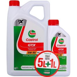 Castrol 057086 Aceite de motor GTX 5W-30 RN17 5L+1L Precio: 63.50000019. SKU: B13HCBWYEG