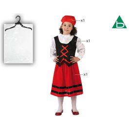 Disfraz Pastora Niña Rojo Navideño 7-9 Años Disfraz Pastora Niña Rojo Navideño 7-9 Años