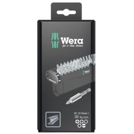 Wera 05057440001 Set de Puntas Bit-Check 30 Metal 1 SB para Destornillador, Phillips, Pozidriv, Ranurado, Torx Plus, 29 piezas, 1/4"