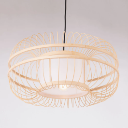 Lámpara Colgante "Burgas" [SKD-P80041] Estilo Natural/Mediterráneo/Boho-Chic Bambú
