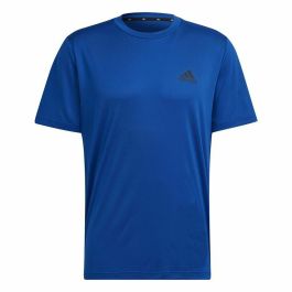 Camiseta de Manga Corta Hombre Aeroready Designed To Move Adidas Azul Precio: 20.50000029. SKU: S6486774