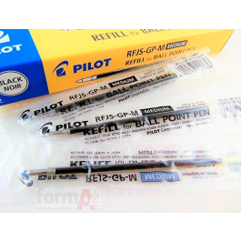 Pilot Recambio Bolígrafo BP-GP Azul Set de 12 para Supergrip, Ecoball, Rexgrip (Set de 12)