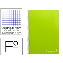 Cuaderno Espiral Liderpapel Folio Witty Tapa Dura 80H 75 gr Cuadro 4 mm Con Margen Color Verde 5 unidades Precio: 10.50000006. SKU: B15LYZTX94