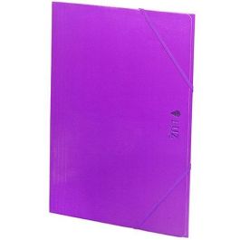 Carchivo Carpeta 3 Solapas Folio Cartón Brillo Gomas Cierre Color Violeta Precio: 2.50000036. SKU: BIX2033L62