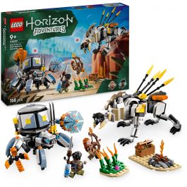 LEGO 77037 Horizon Adventures Aloy y Varl contra Testudien y Sawtooth - Juego de 9 años