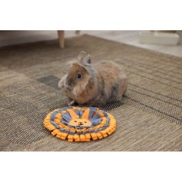 Alfombra olfateadora para conejos - KERBL - Ø25 cm - Agarre lúdico - Antideslizante Alfombra olfateadora para conejos - KERBL - Ø25 cm - Agarre lúdico - Antideslizante