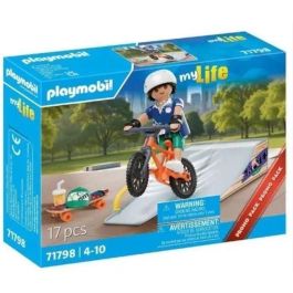 Playmobil Rampa de Skate con Figura de Niño, Bicicleta BMX y Monopatín Precio: 12.50000059. SKU: B1JCVLZP3A
