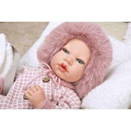Muñeca reborn manuela con bolso y cojin 40 cm cuerpo blando Muñeca reborn manuela con bolso y cojin 40 cm cuerpo blando