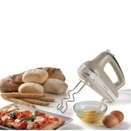 Ariete 1548/03 Batidora Amasadora Vintage Beige con 5 Velocidades y Accesorios Inoxidables