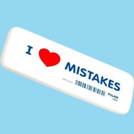 Milan Goma 4806 Mistakes Biselada Miga De Pan Flexible Blanco Caja 6 gromas Precio: 7.69000012. SKU: B183RJMBMN