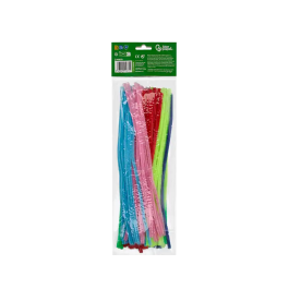 Liderpapel Limpiapipas Chenilla Colores Mate Surtidos 30 cm Bolsa 100 Unidades