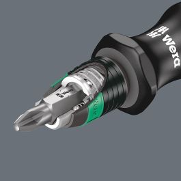 Wera 05004171001 Set de Herramientas para Bicicleta con Llaves Torx T10-T30, Hexagonales 2-6mm, Destornillador y Estuche Negro/Verde
