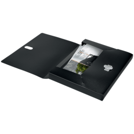 Leitz Carpeta de Proyectos DIN A4 Polipropileno Lomo 38 mm Negro Reciclado