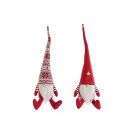 Figura Navidad Tradicional DKD Home Decor Rojo Blanco 10 x 40 x 10 cm (2 Unidades) Precio: 14.69000016. SKU: B1HTG742YB