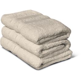Juego de 3 toallas - LOVELY HOME - 3 Toallas 50x100 cm - Beige Precio: 24.58999994. SKU: B1BR72FPEE