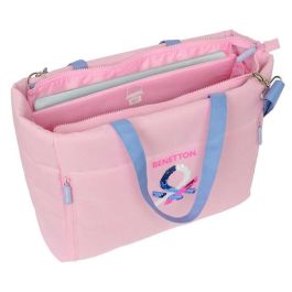 Bolso Benetton Pink Rosa 40 x 31 x 17 cm Bolso Benetton Pink Rosa 40 x 31 x 17 cm