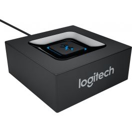 Logitech Adaptador de Audio Bluetooth para Altavoces, Convierte Sistema de Sonido en Inalámbrico, Conexión Multipunto RCA 3.5mm