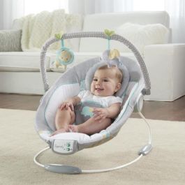 Ingenuity Transat Bebé Morrison | Balancín Vibrante y Musical con 7 Melodías y Suaves Vibraciones | Para Niños y Niñas