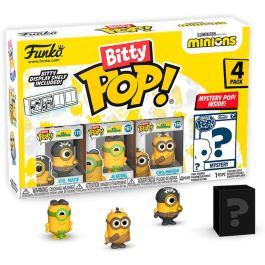 FUNKO Blister 4 figuras Bitty POP Minions Serie 1 – Incluye 1 misterioso raro/hiperraro, tamaño 2,2cm con estuche acrílico Precio: 12.68999963. SKU: B16QJECNKZ