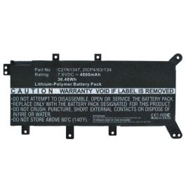 CoreParts Batería para Portátil Negro 28.88Wh Li-Pol 7.6V 3800mAh compatible con Asus A555, A555L, DX992, F51, F530, F554, F555, F555L, F555LA-Ah51, F555LD