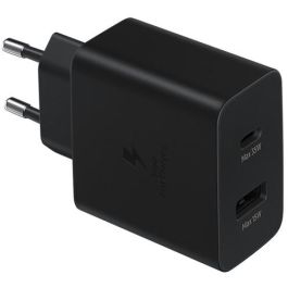 Samsung Adaptador de corriente Duo 35W, cargador con puertos Micro USB y USB Tipo-C, compatible con móviles/tabletas, negro Precio: 46.78999941. SKU: S7740046
