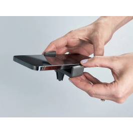 Groovy Soporte movil coche rotacion 360º gris oscuro 70x20x25 mm