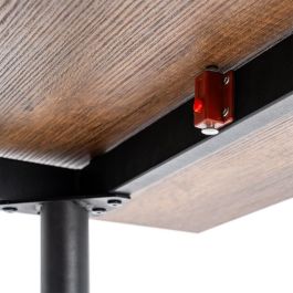 Mesa Extensible Marrón Metal-Madera Pax 90 X 60 X 75 cm